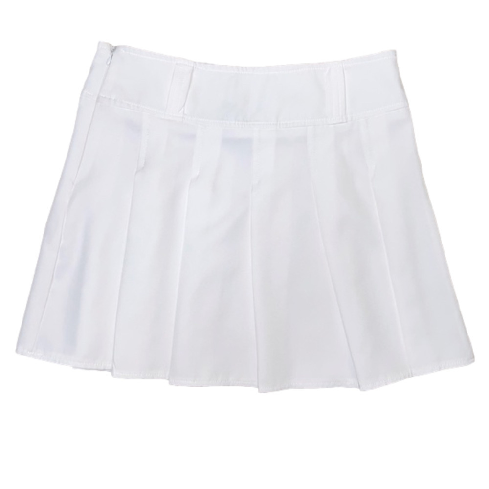 Shein White Pleated Tennis 15 Inch Skirt - Size 6/Medium